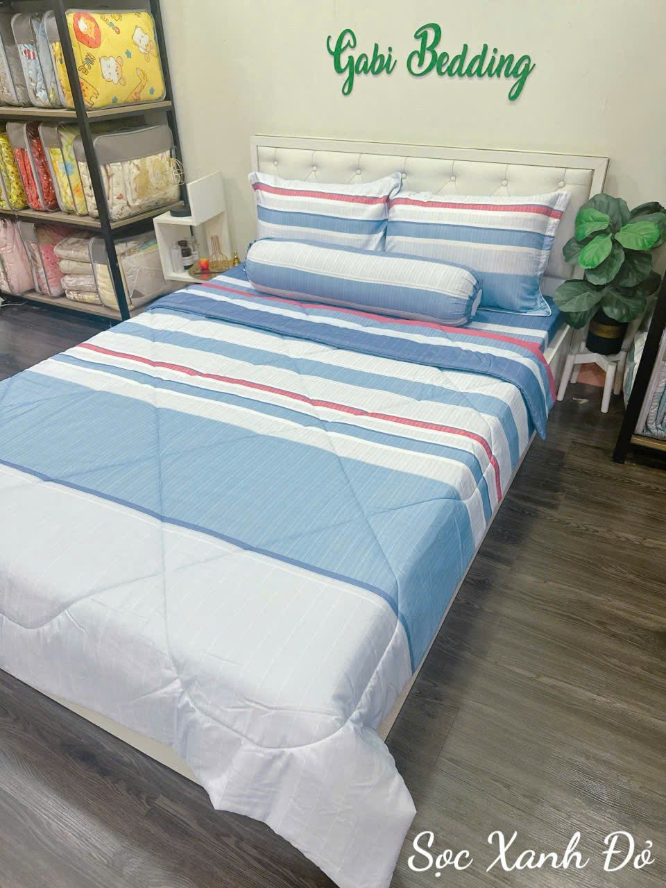 Tencel Sọc Xanh Đỏ