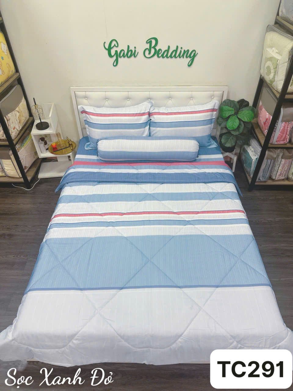 Tencel Sọc Xanh Đỏ