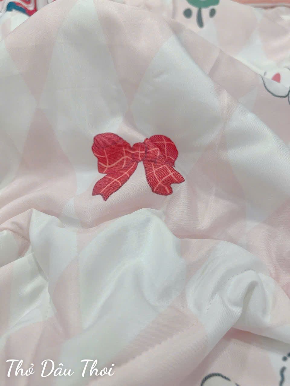Tencel Thỏ Dâu Thoi
