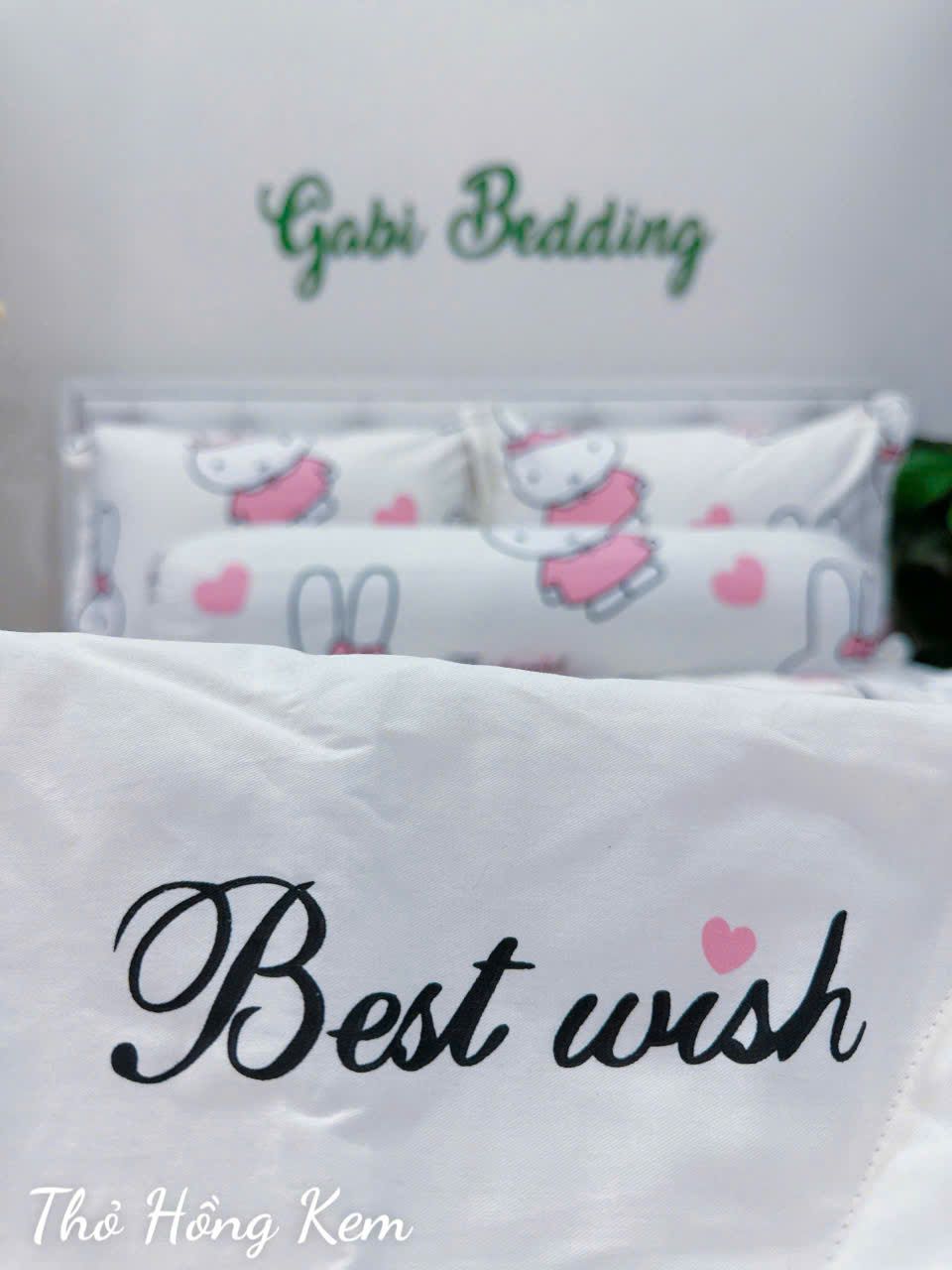 Cotton Thỏ Hồng Kem