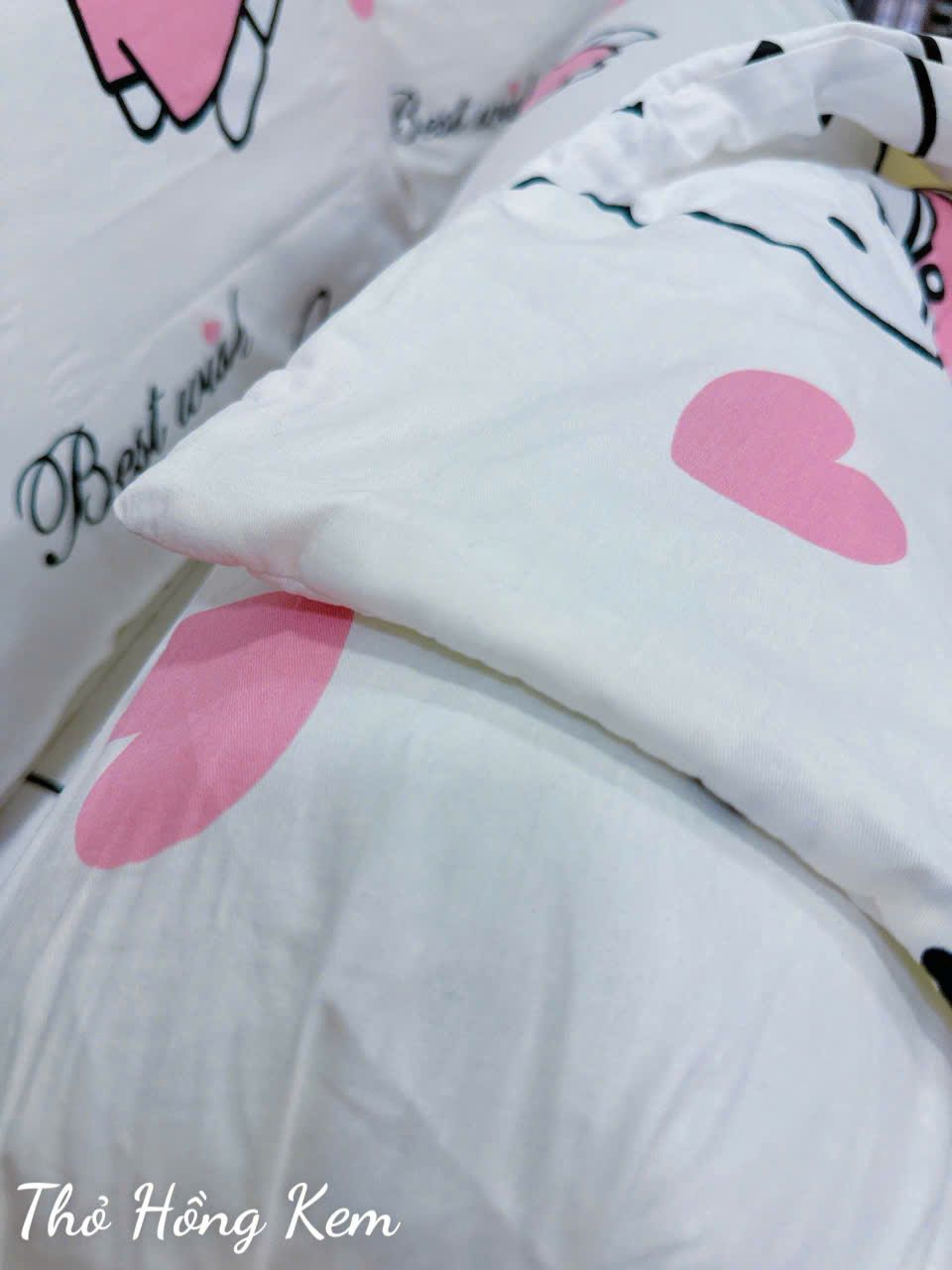 Cotton Thỏ Hồng Kem