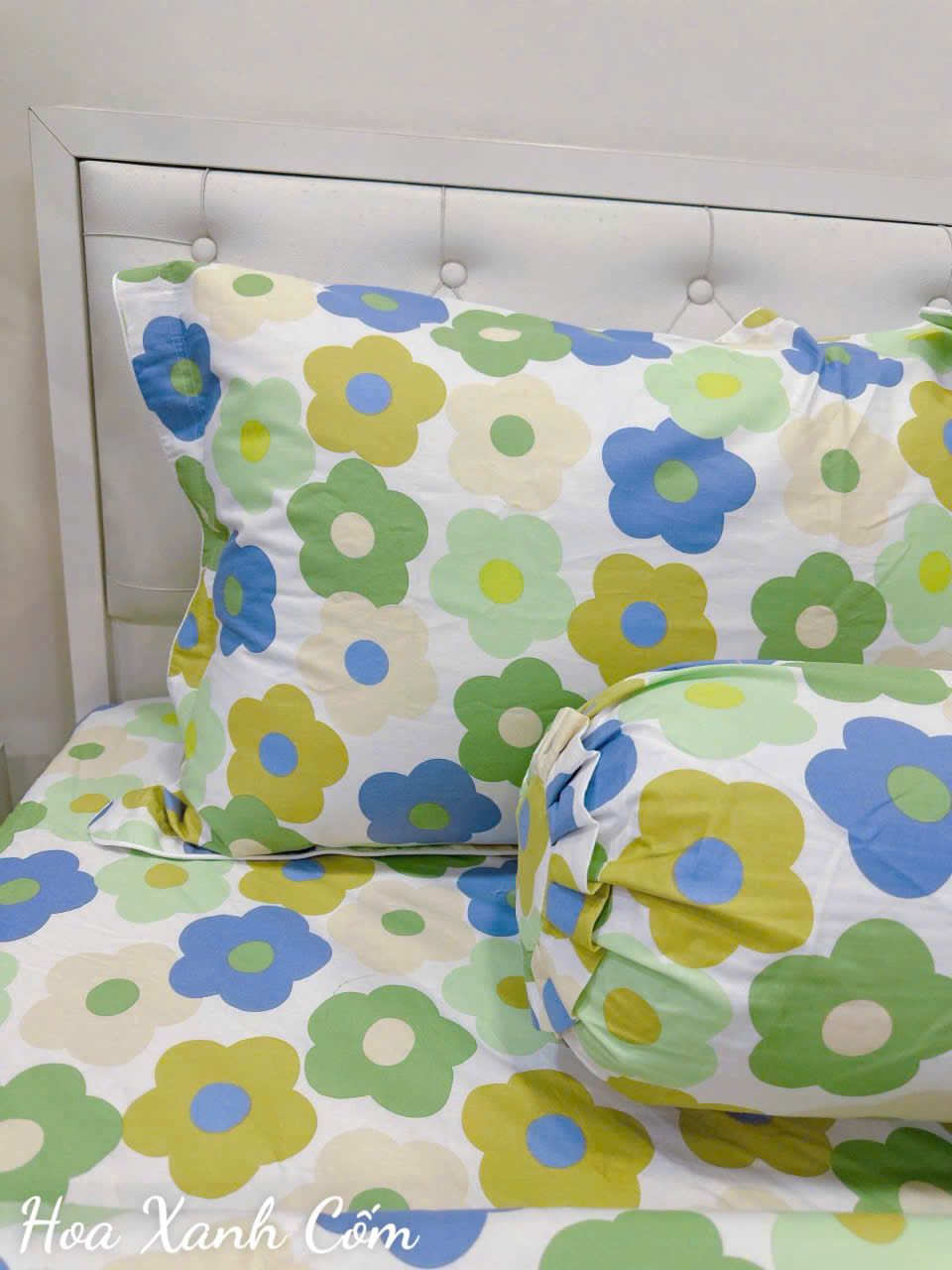 Cotton Hoa Xanh Cốm
