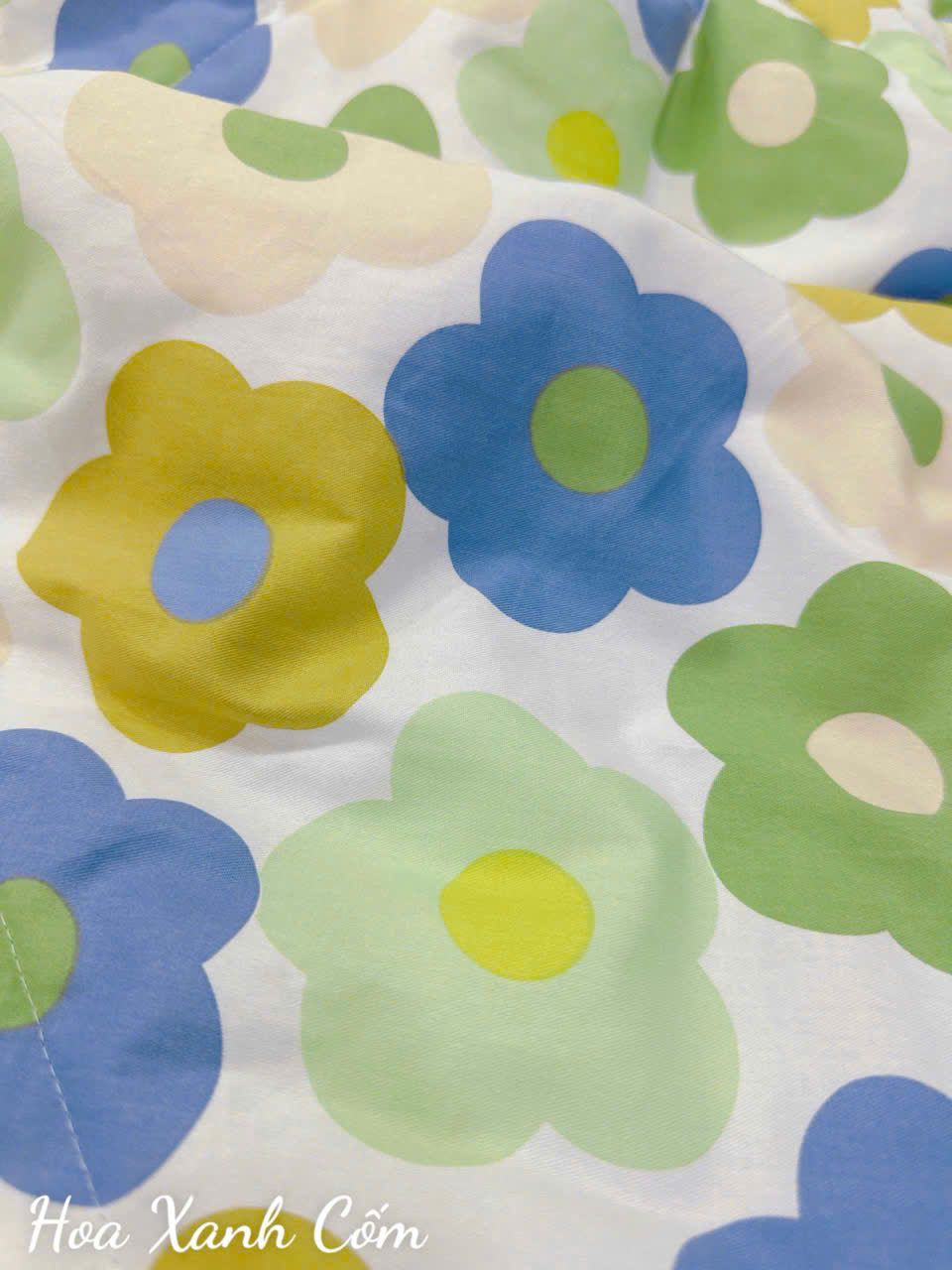 Cotton Hoa Xanh Cốm
