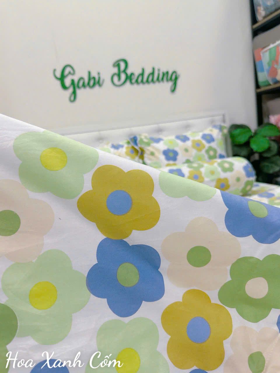 Cotton Hoa Xanh Cốm