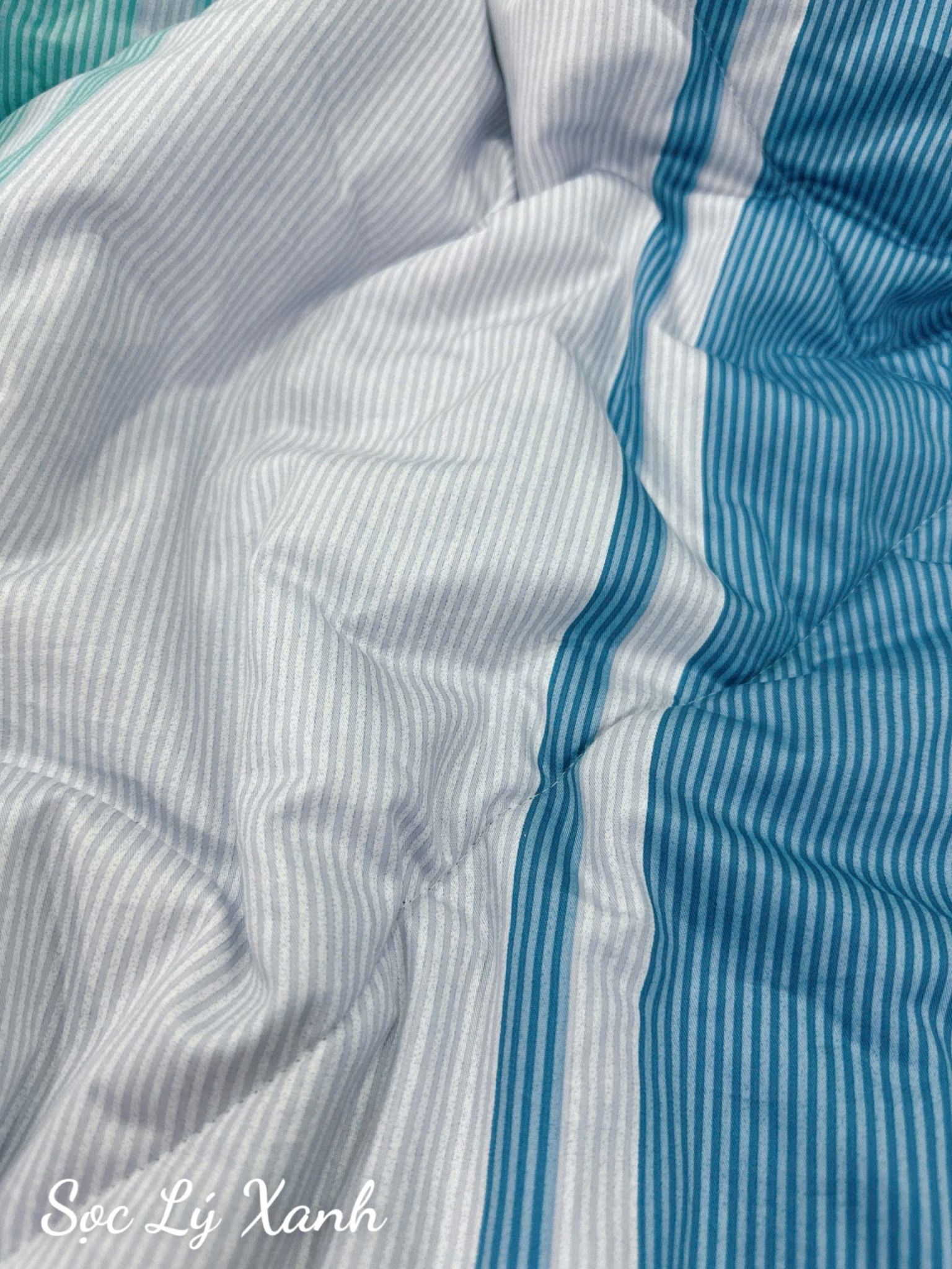 Satin Sọc Lý Xanh