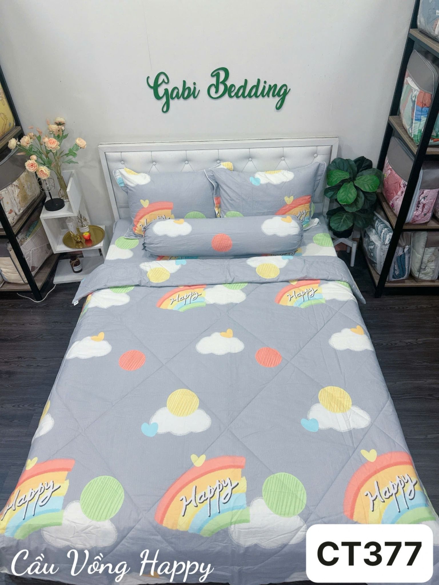 Cotton Cầu Vòng Happy