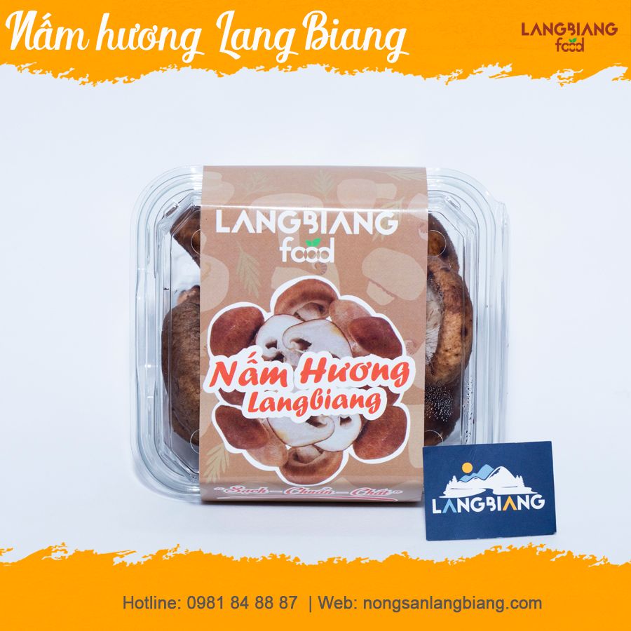 Nấm hương Tươi Langbiang Food 100g