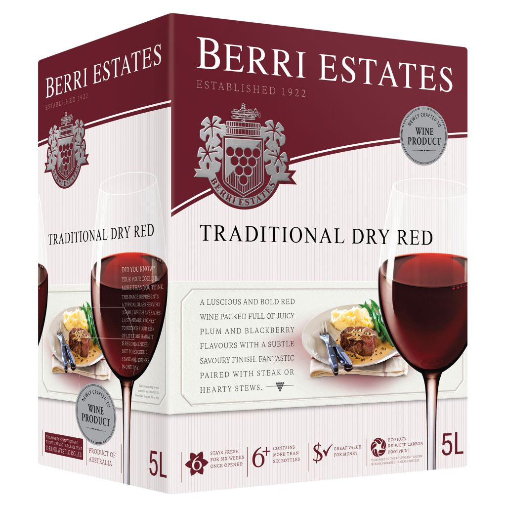  Berri Estates Hộp 5L đỏ 