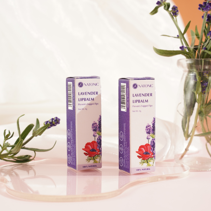 Son dưỡng có màu Oải Hương 100% từ thiên nhiên - Giảm thâm, chống khô môi - Tinh dầu Oải Hương nhập khẩu từ Pháp