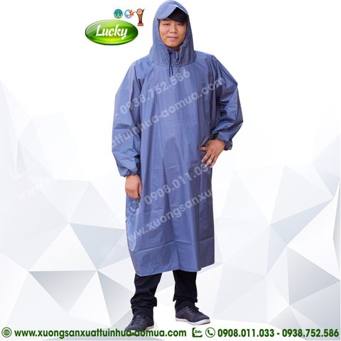 ÁO MƯA BÍT HÔNG XANH ĐEN