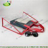 TÚI XÁCH  CÓ QUAI VÀ VIỀN ĐỎ