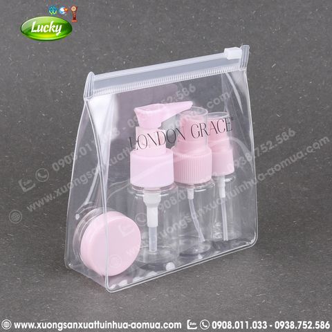 TÚI ZIP TRONG SUỐT LONDON