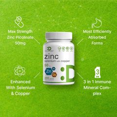 Deal Supplement Zinc 50mg With Selenium + Copper