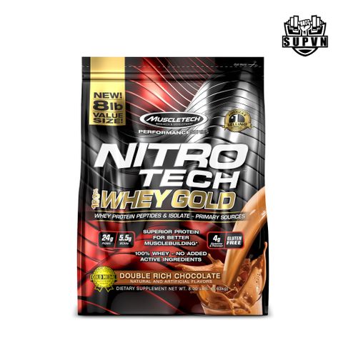 NitroTech Whey Gold 8lbs