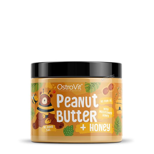 Bơ Đậu Phộng Peanut Butter Ostrovit + Honey 500g