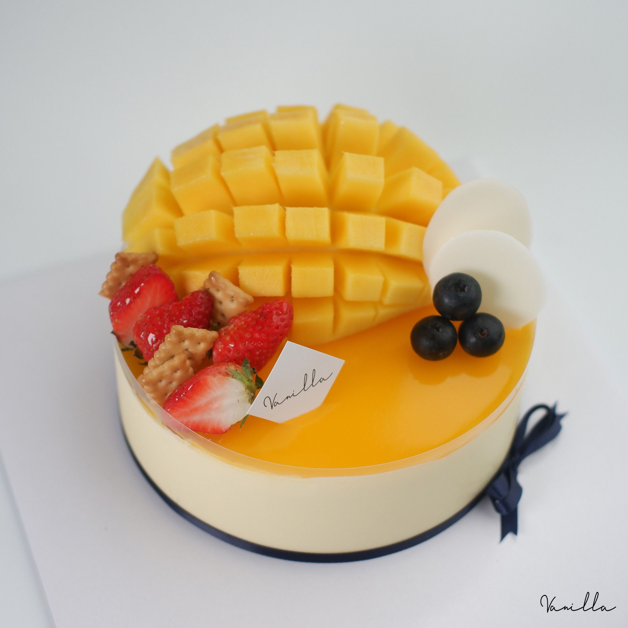 Cheese chanh dây gắn xoài, dâu