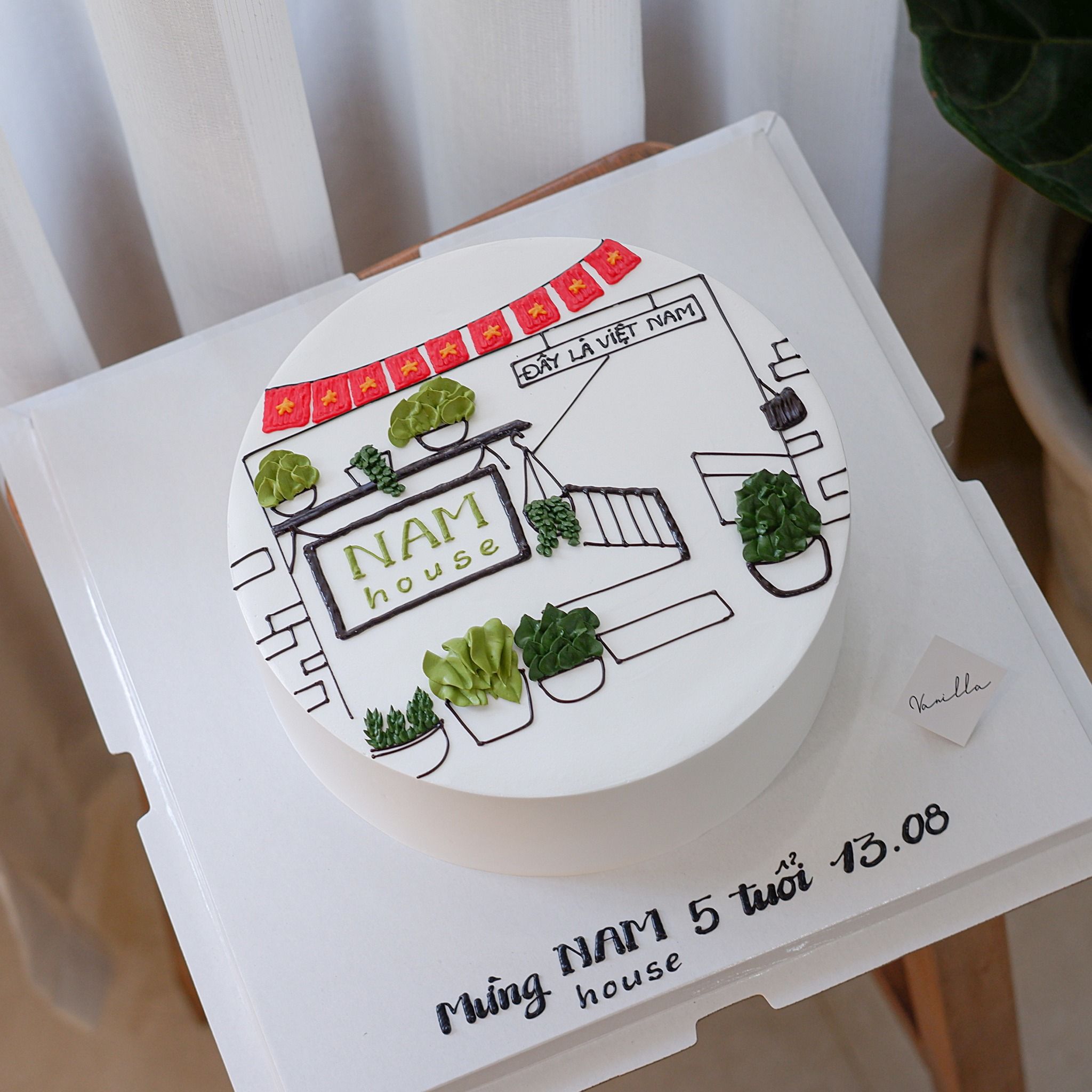 Bánh vẽ quán cafe