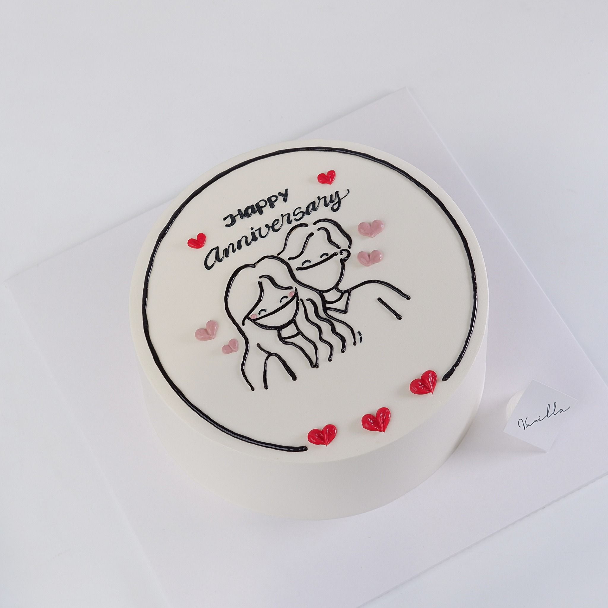 Bánh vẽ couple - Bánh kem sinh nhật Đà Nẵng