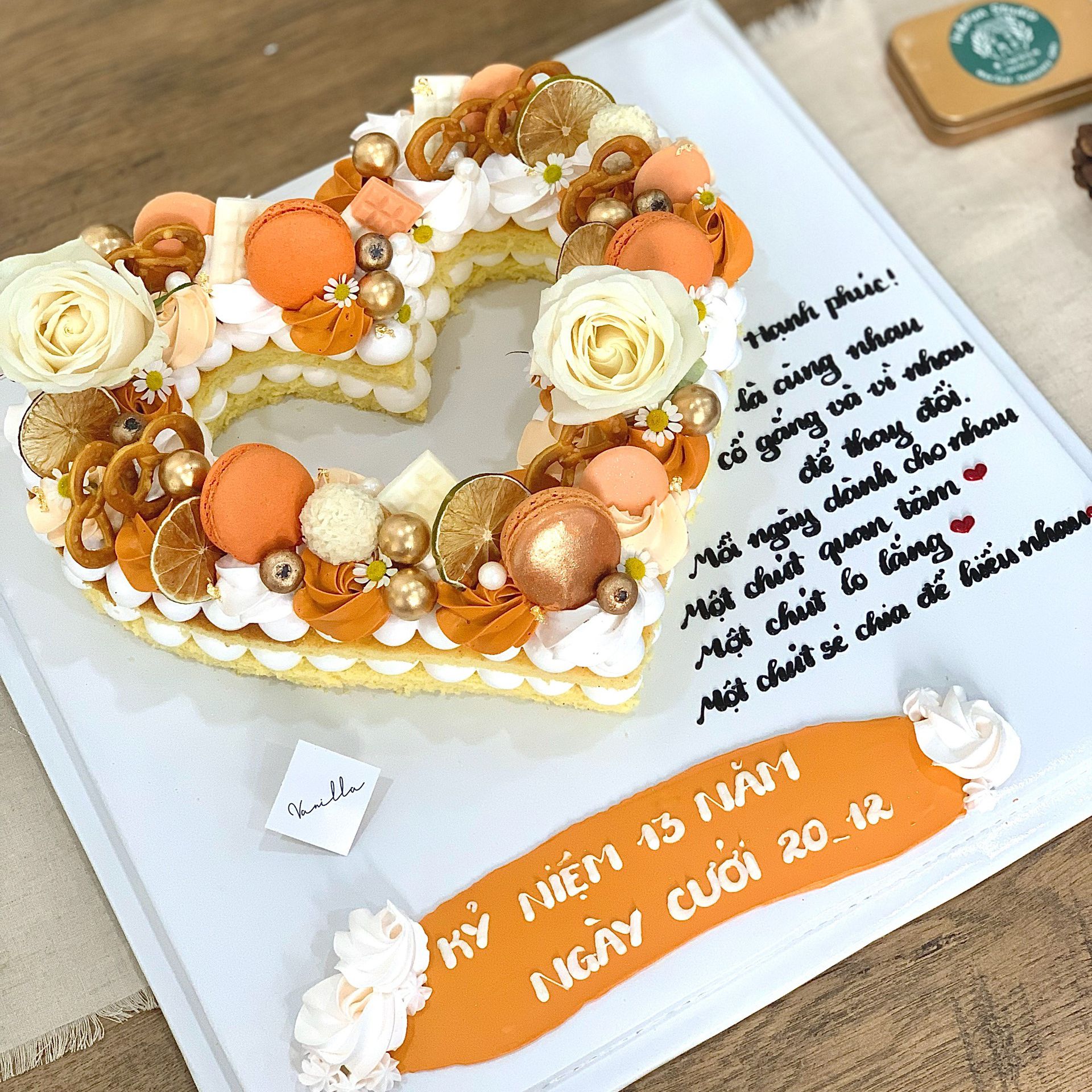 Bánh tim - Bánh kem sinh nhật Đà Nẵng