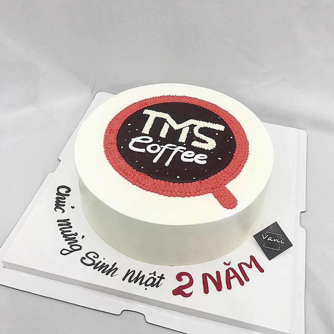 Bánh logo quán cafe - bánh kem công ty Đà Nẵng