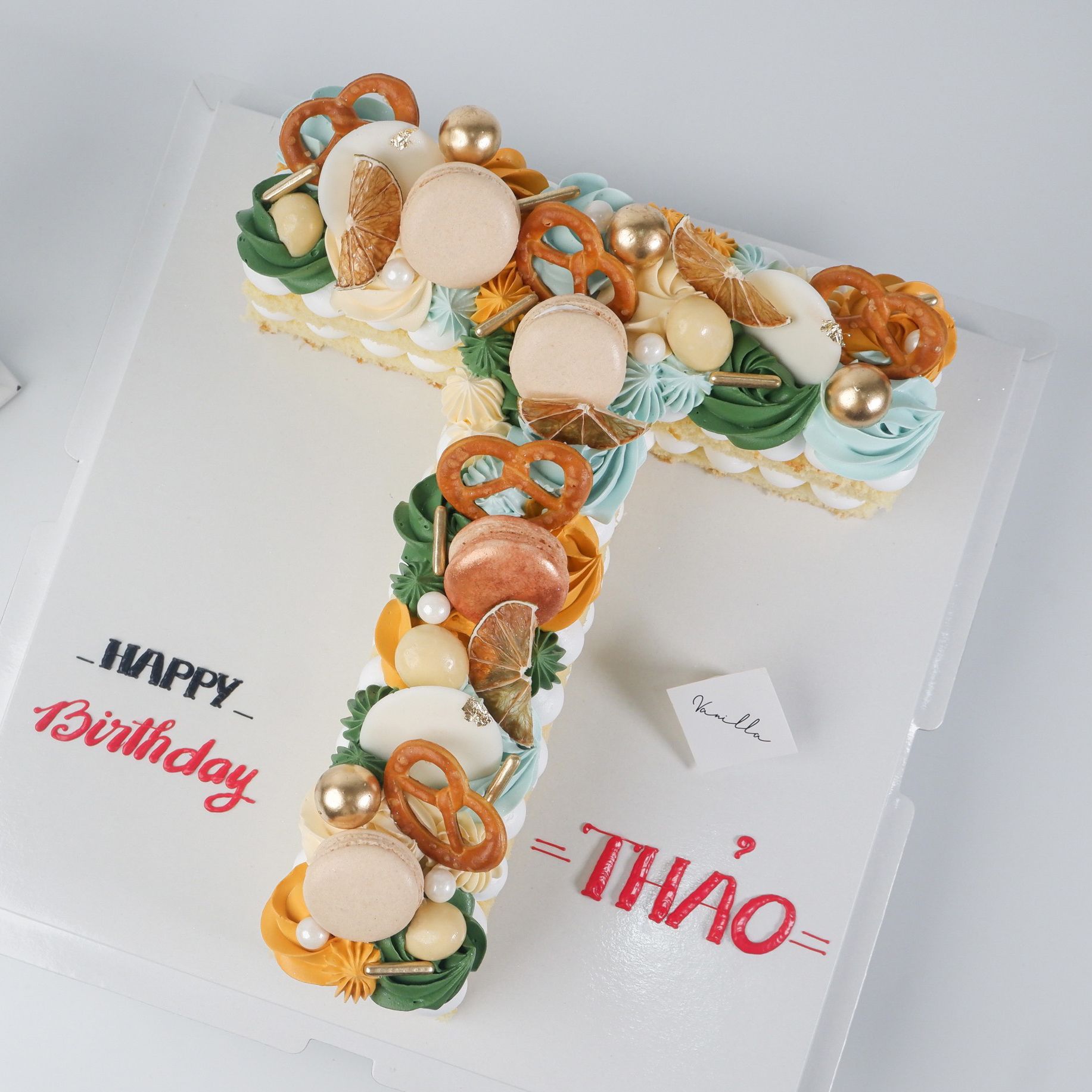 Bánh chữ T - Bánh kem sinh nhật Đà Nẵng