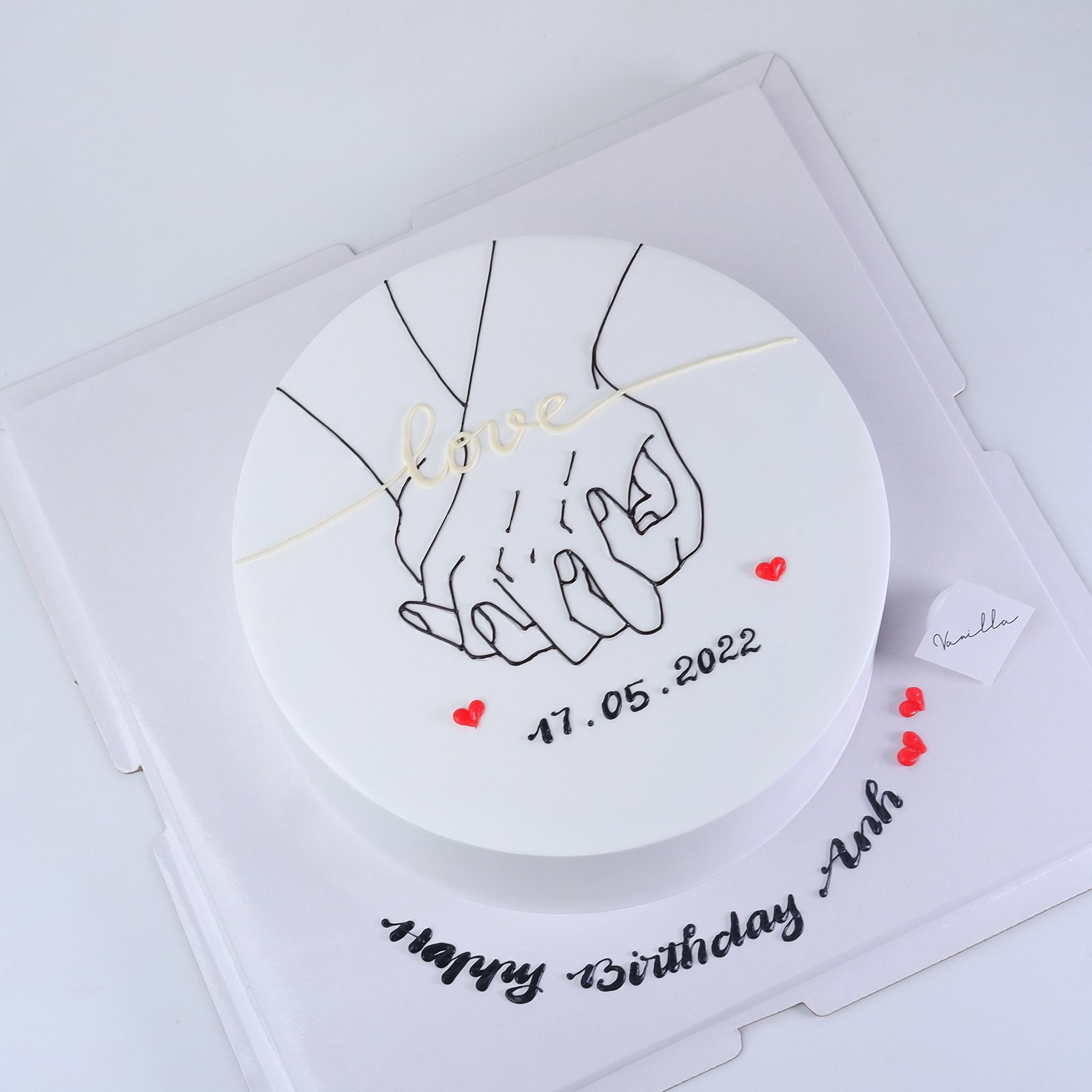 Bánh vẽ nắm tay - Bánh kem sinh nhật Đà Nẵng