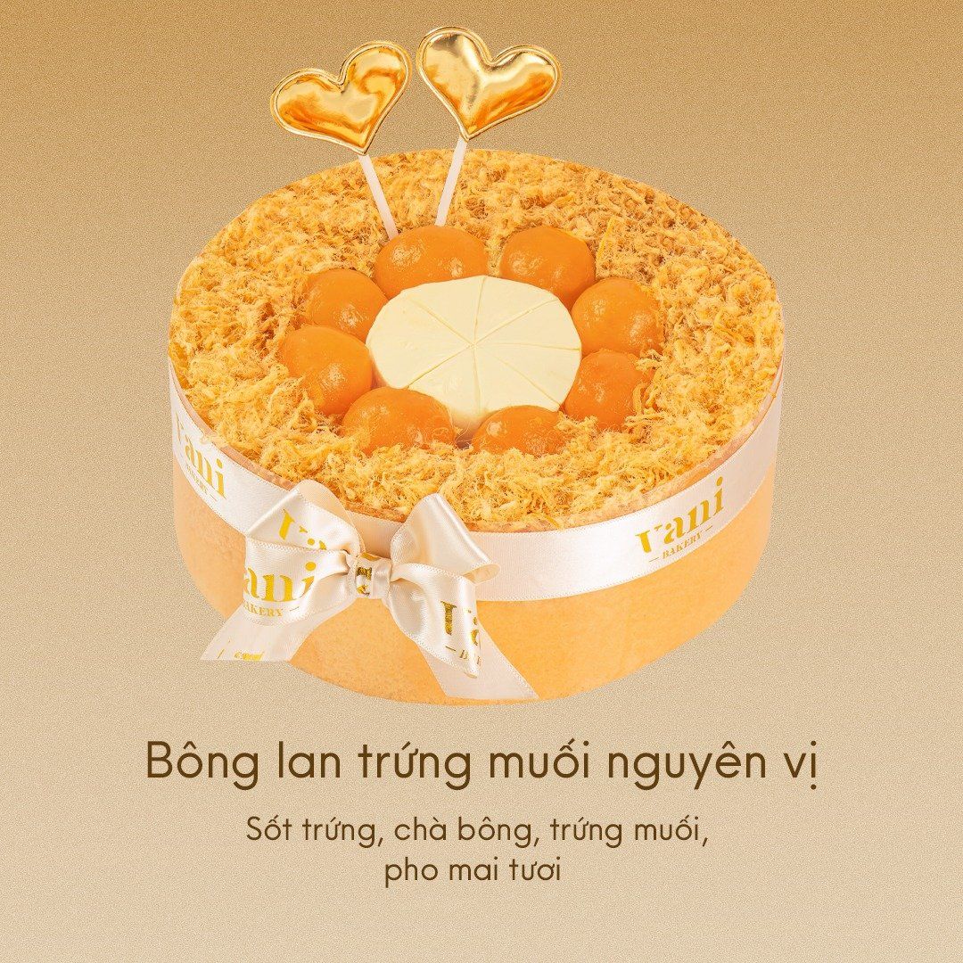 Bông lan trứng muối size 16cm