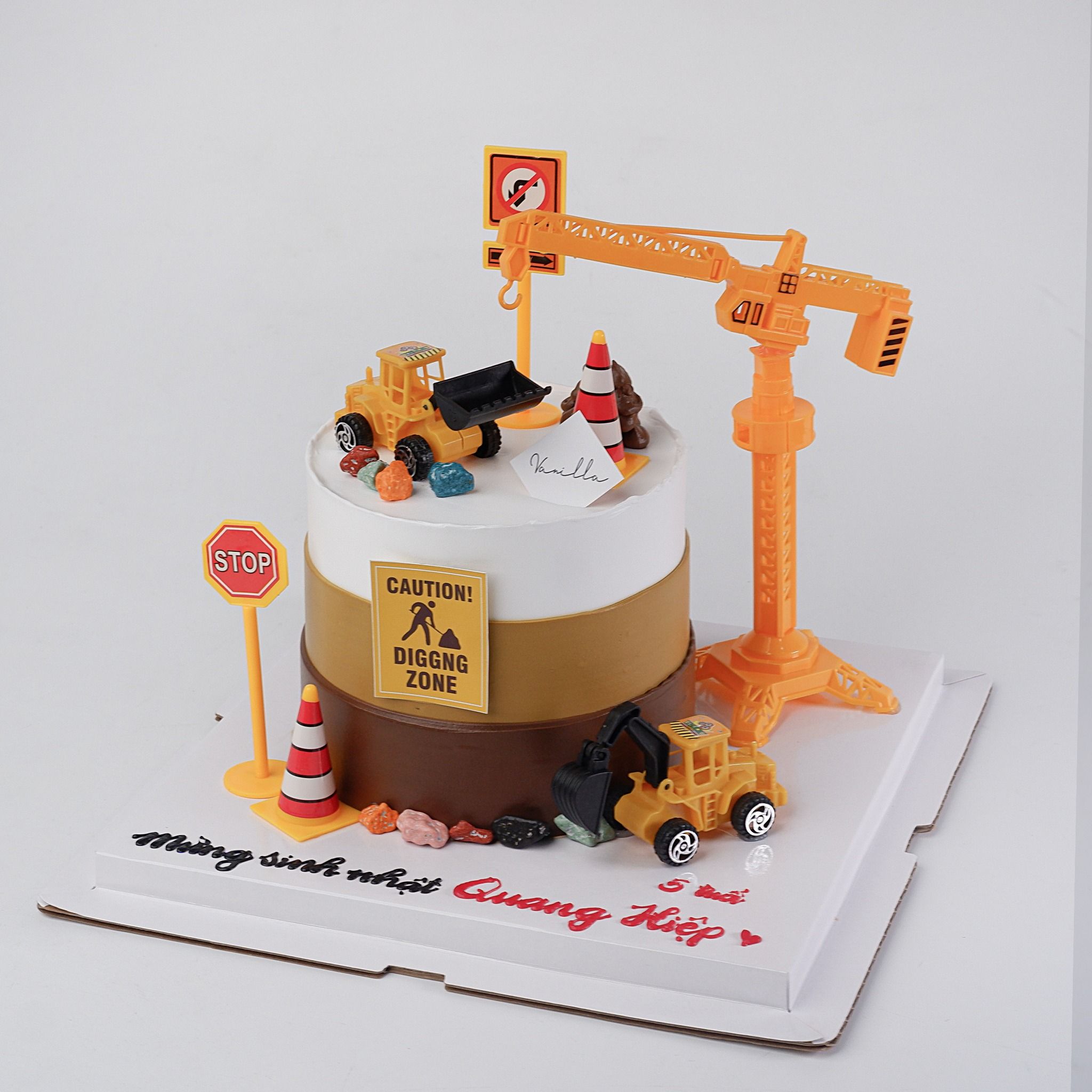 Bánh xe công trường - Bánh kem sinh nhật Đà Nẵng