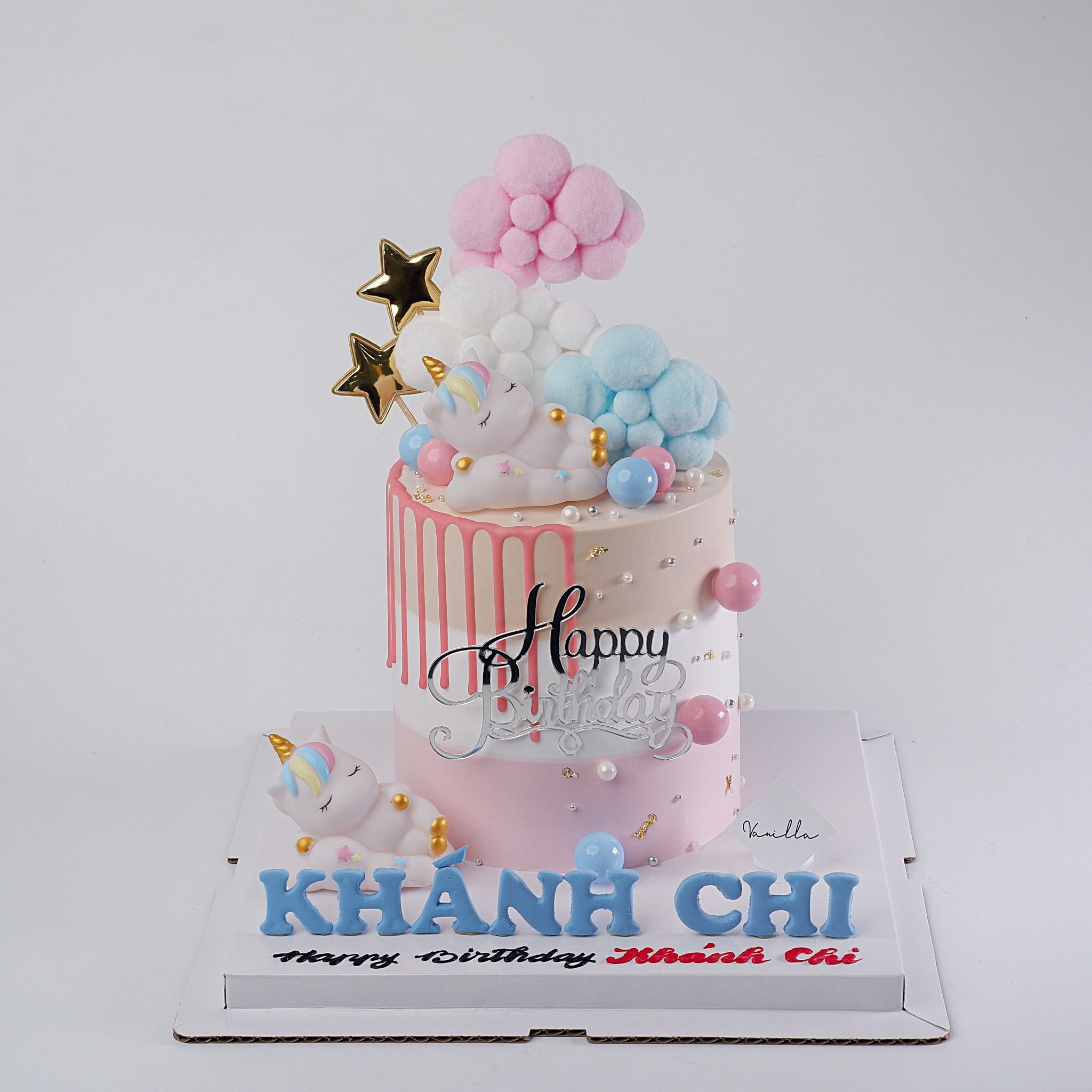 Bánh gắn tượng ngựa pony - Bánh kem sinh nhật Đà Nẵng