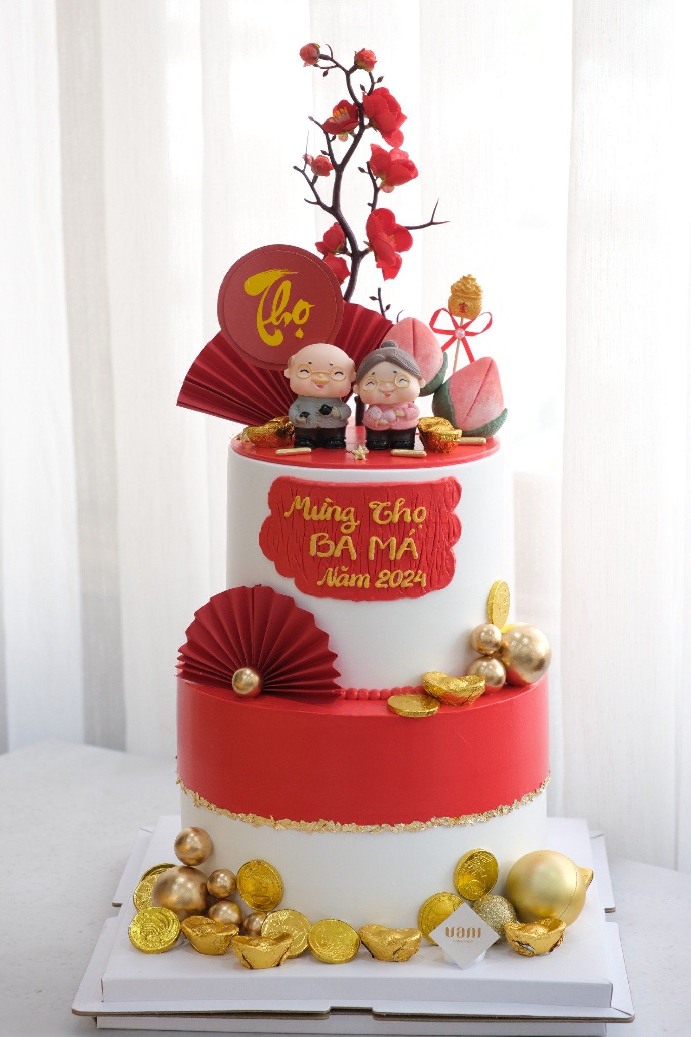 Bánh ông bà 2 tầng