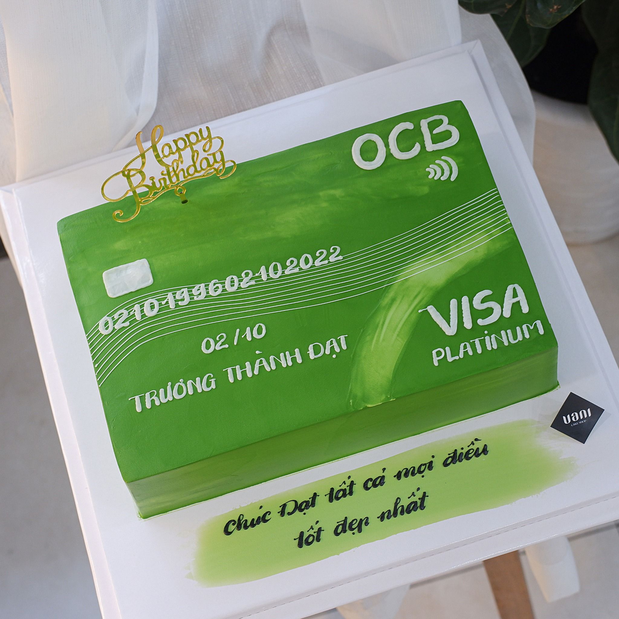 Bánh trang trí thẻ ATM