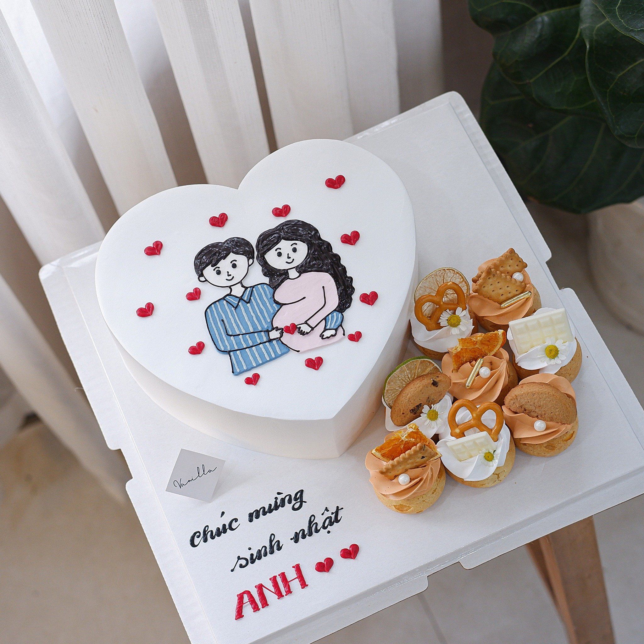 Set bánh su và bánh vẽ