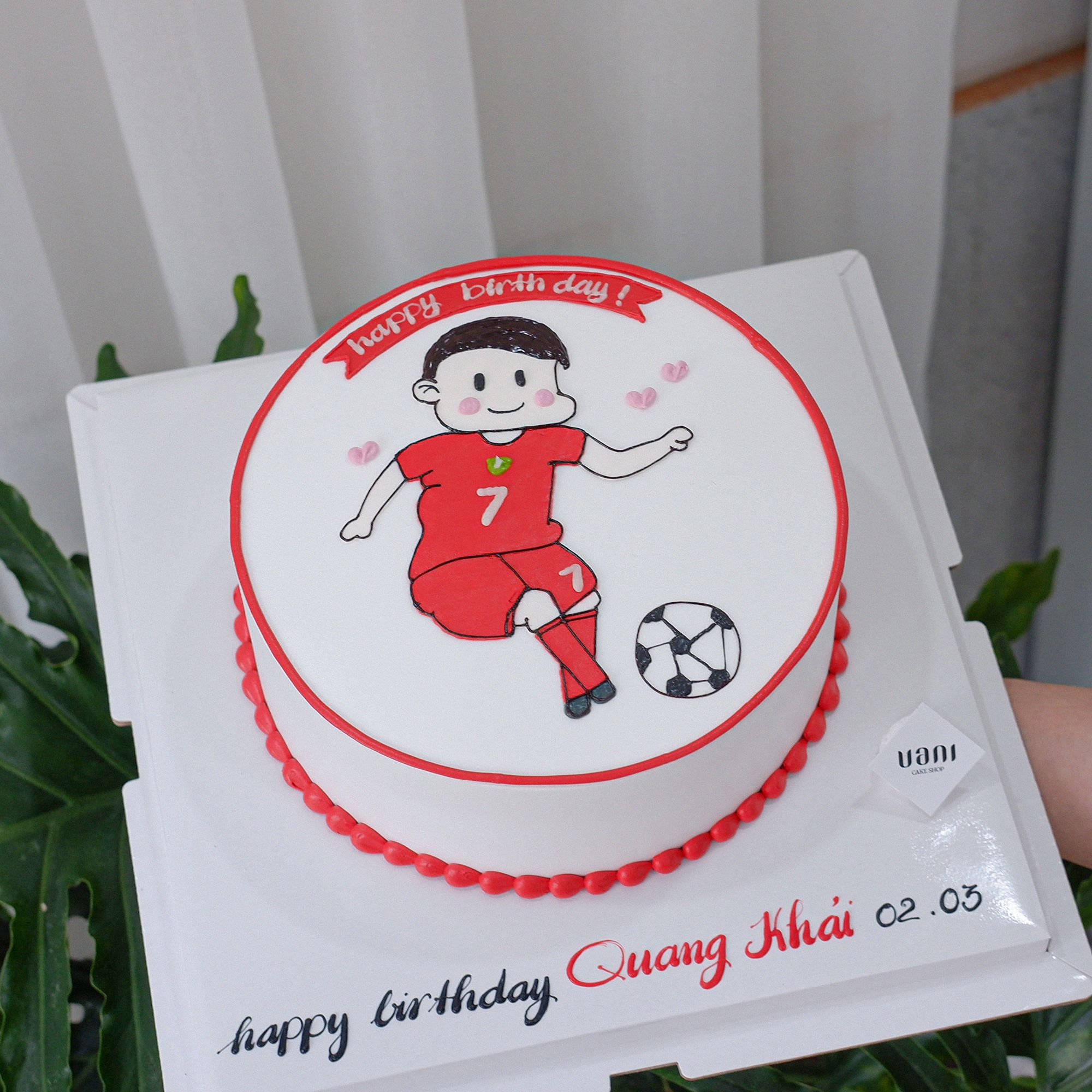 Bánh vẽ cầu thủ