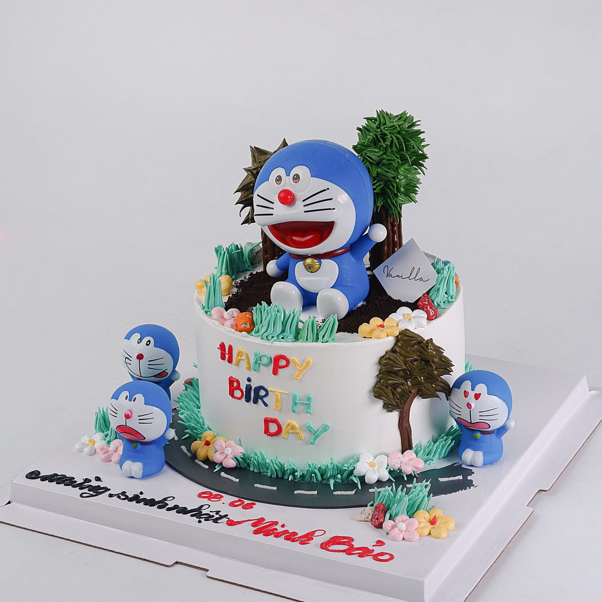 Bánh trang trí Doraemon - Bánh kem sinh nhật Đà Nẵng