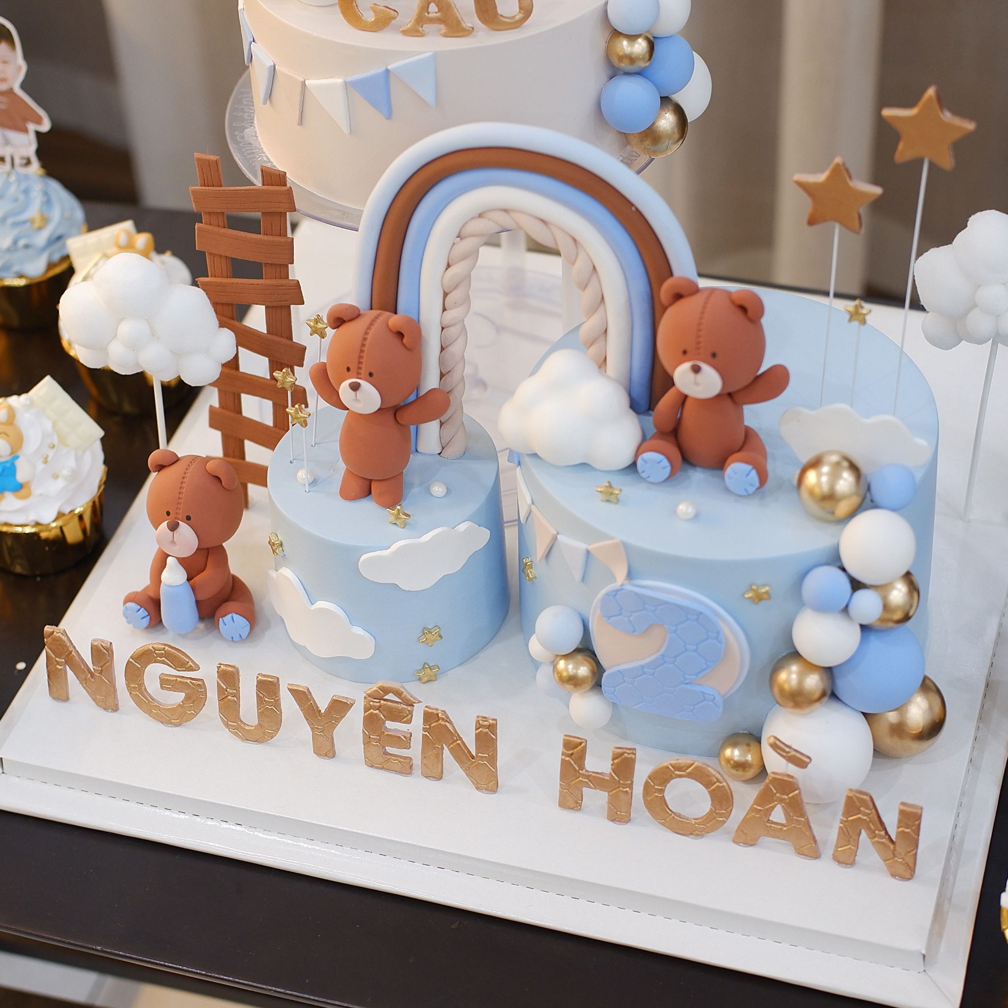 Bánh nặn tạo hình gấu