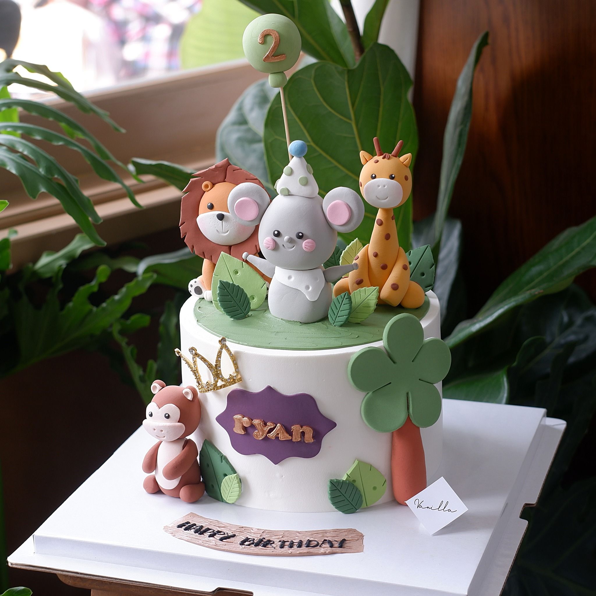 Bánh nặn tạo hình con thú - Bánh kem sinh nhật Đà Nẵng