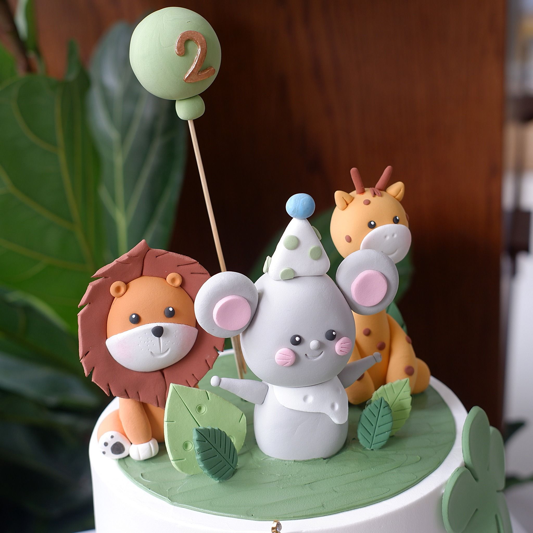 Bánh nặn tạo hình con thú - Bánh kem sinh nhật Đà Nẵng