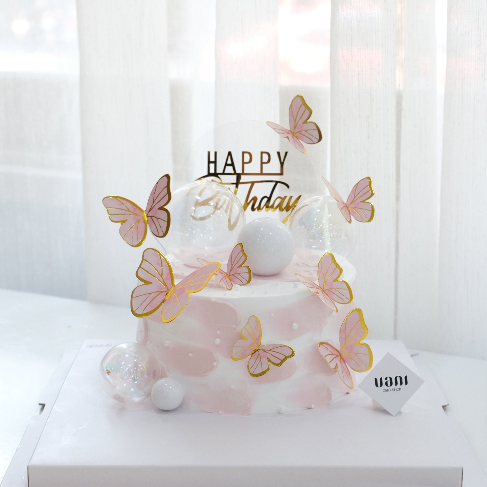 bánh kem con bướm