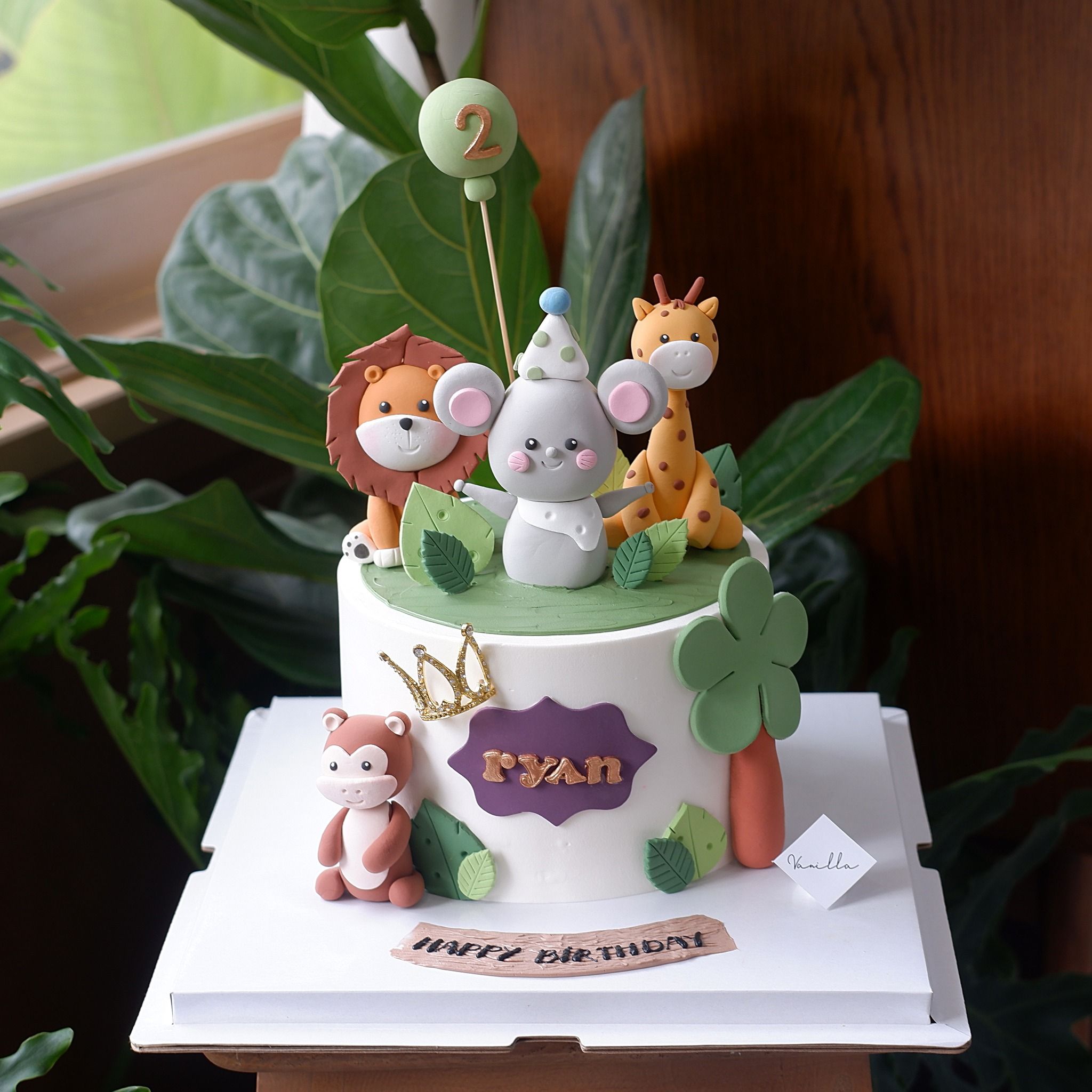 Bánh nặn tạo hình con thú - Bánh kem sinh nhật Đà Nẵng