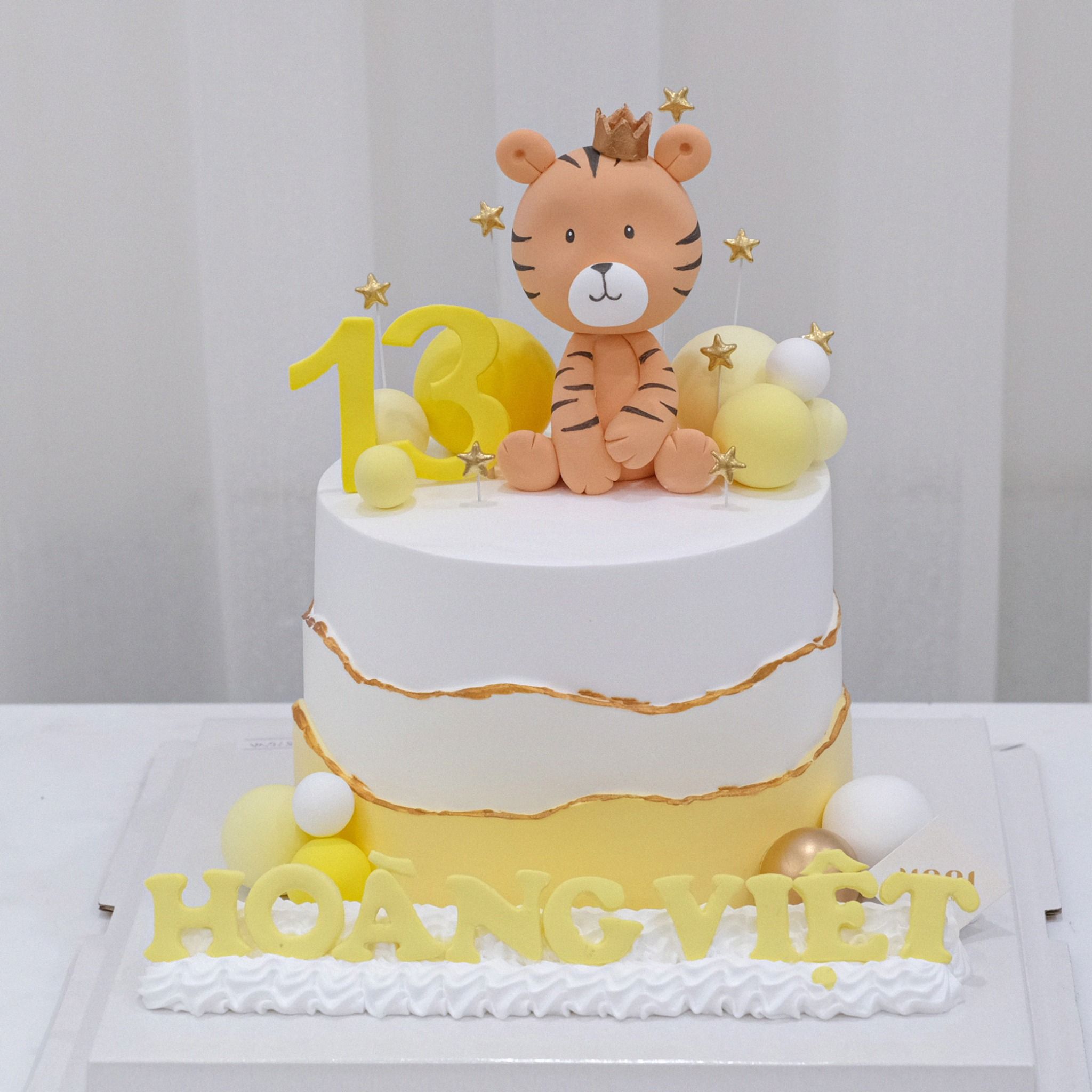 Bánh nặn tạo hình con hổ