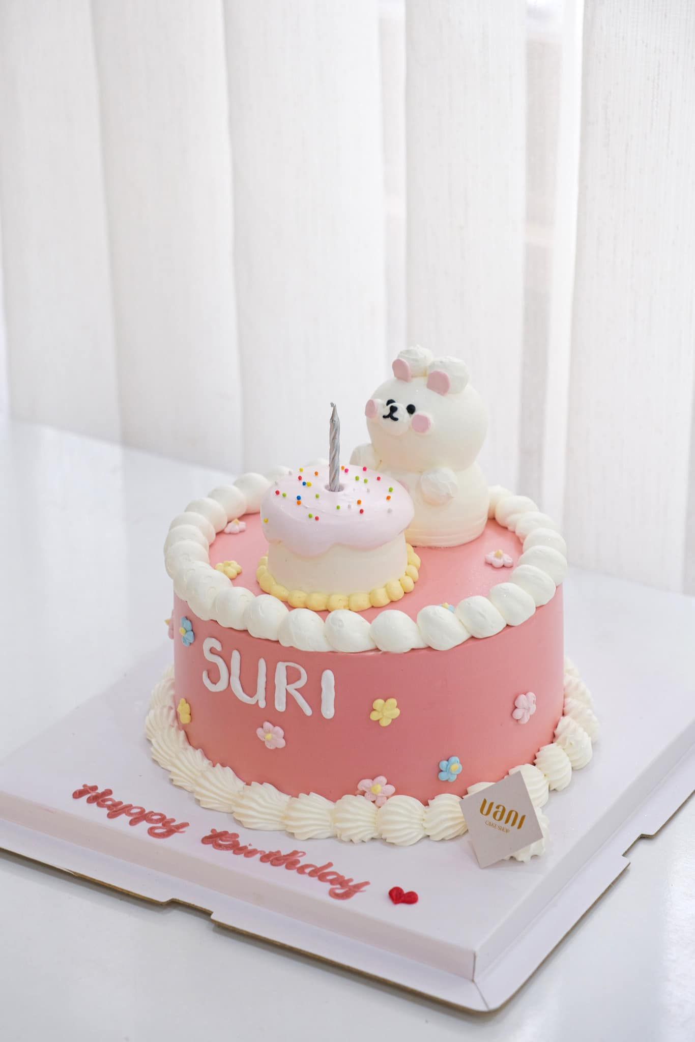 bánh kem con gấu