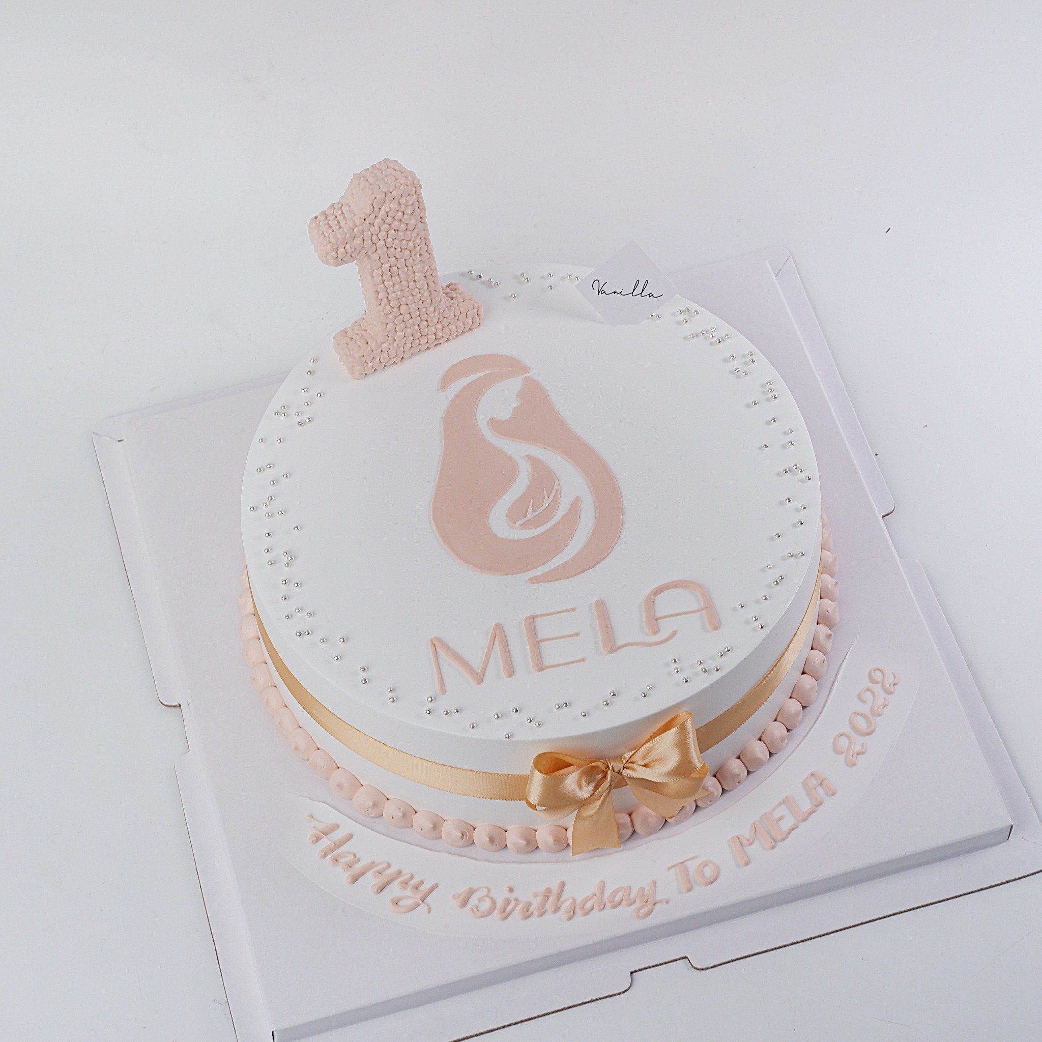Bánh vẽ logo - bánh kem công ty Đà Nẵng