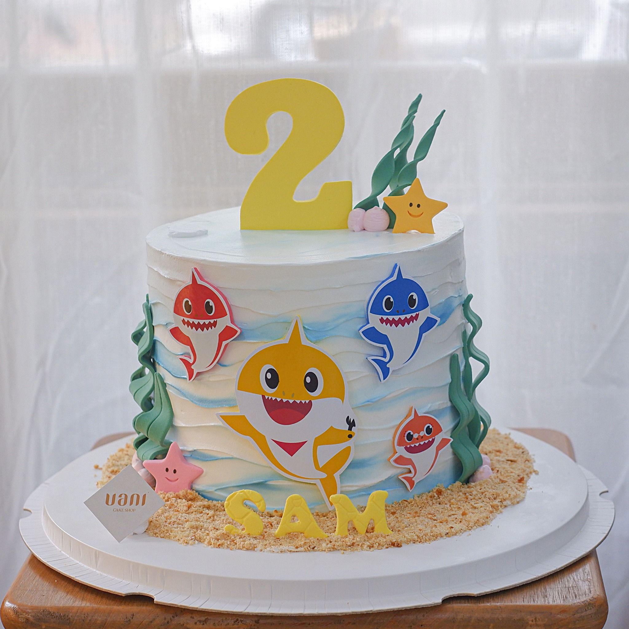 Bánh kem chủ đề Baby Shark