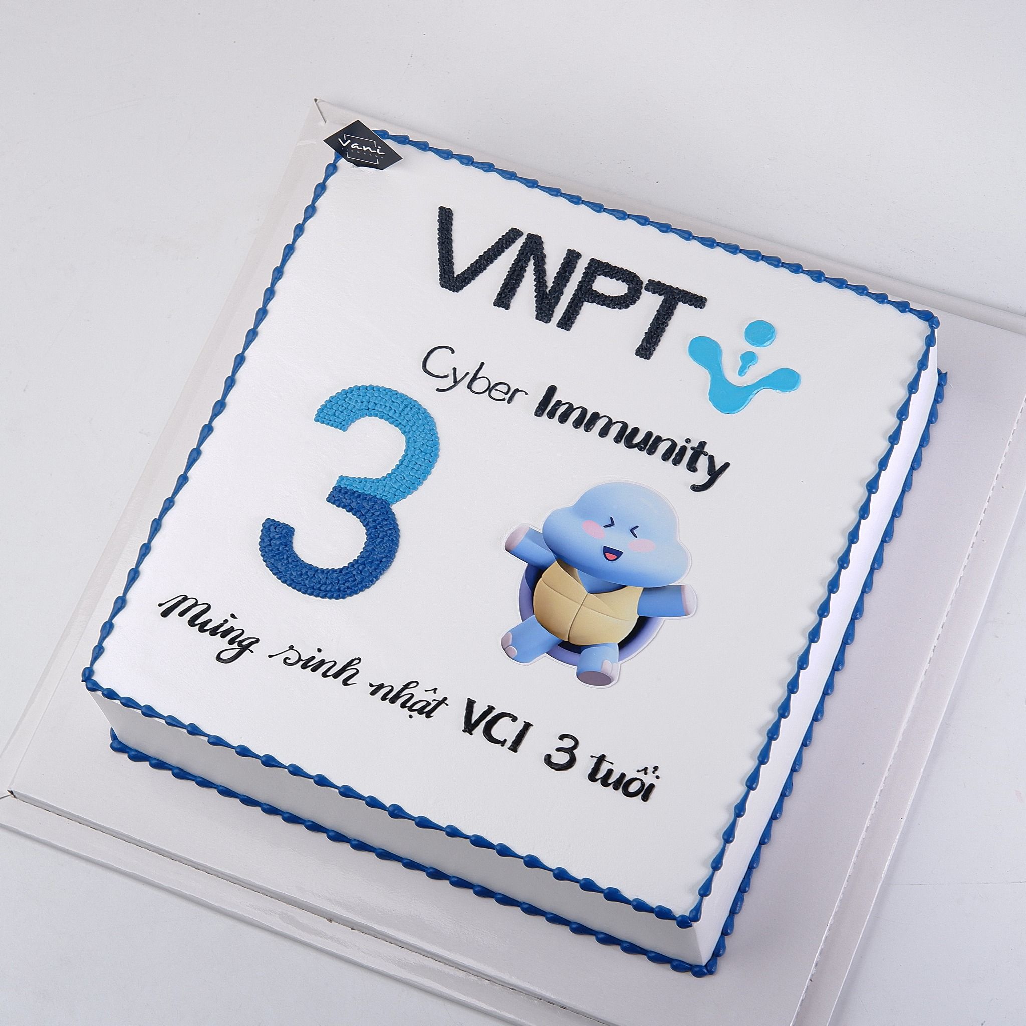 Bánh vẽ logo, in hình - Bánh kem công ty Đà Nẵng