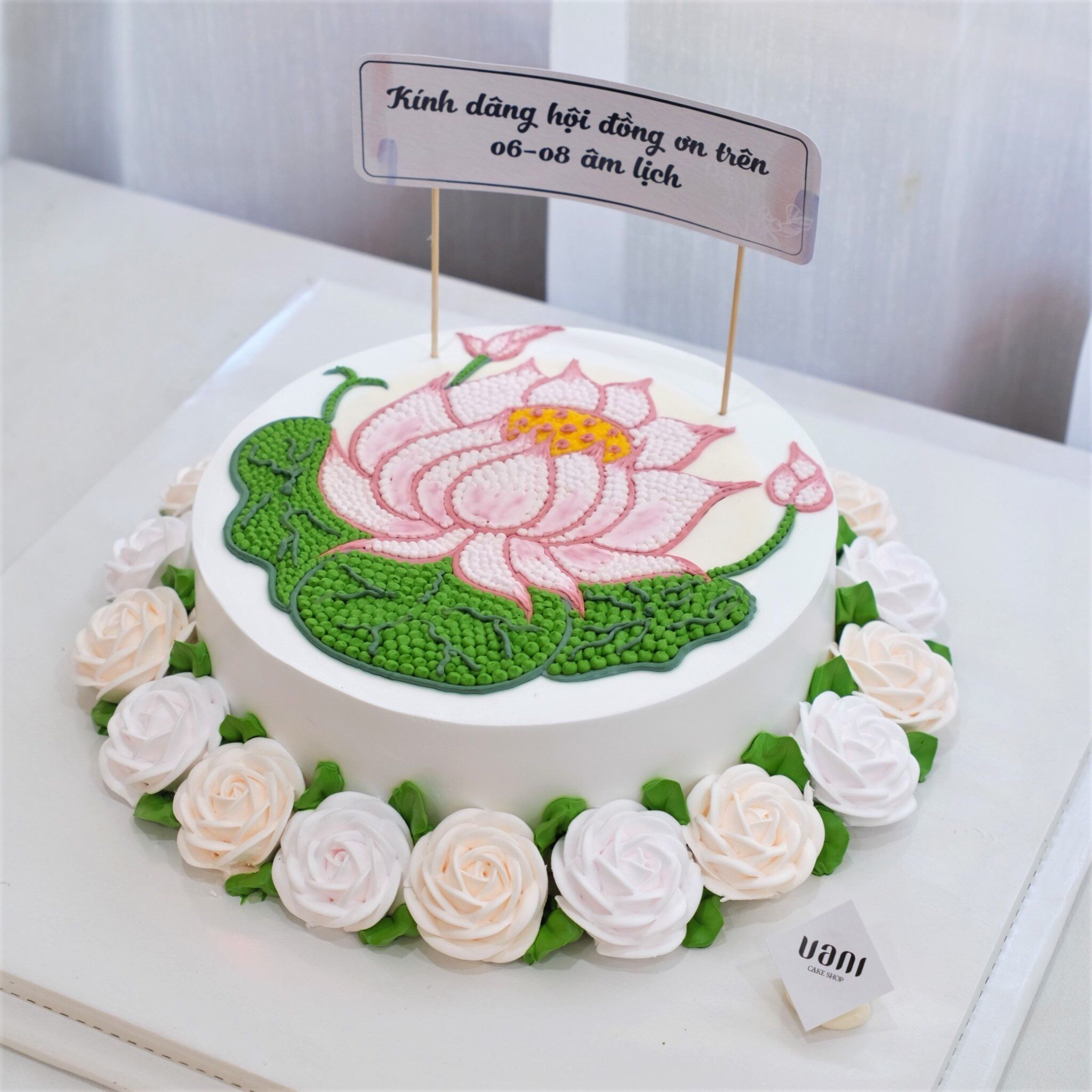 bánh kem hoa sen