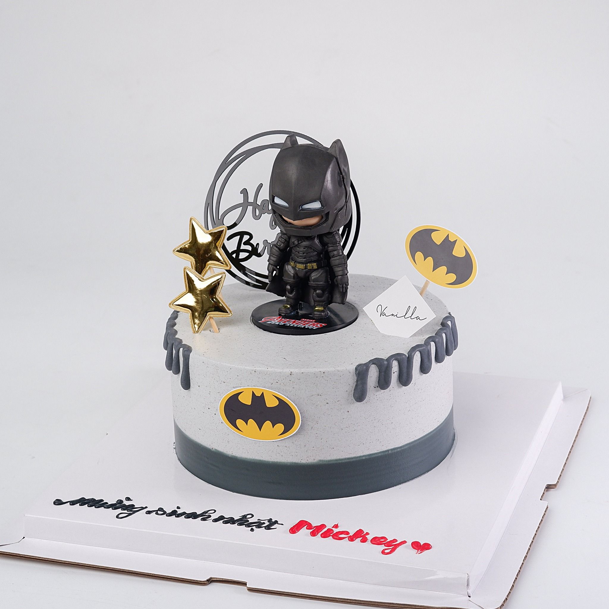Bánh siêu nhân batman - Bánh kem sinh nhật Đà Nẵng