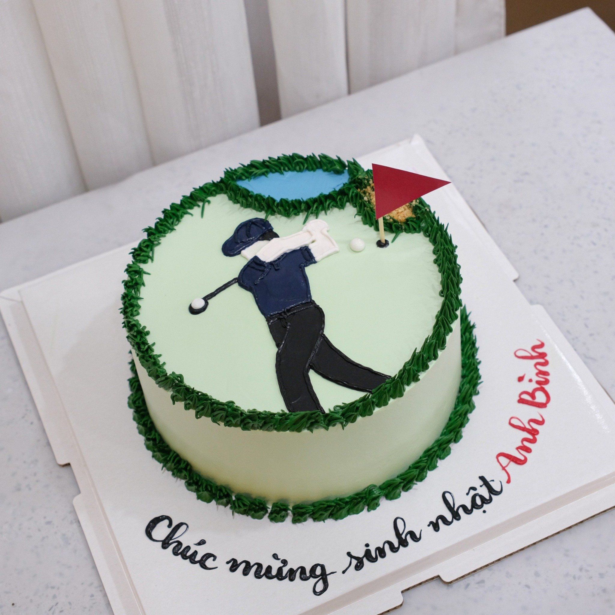 bánh kem golf