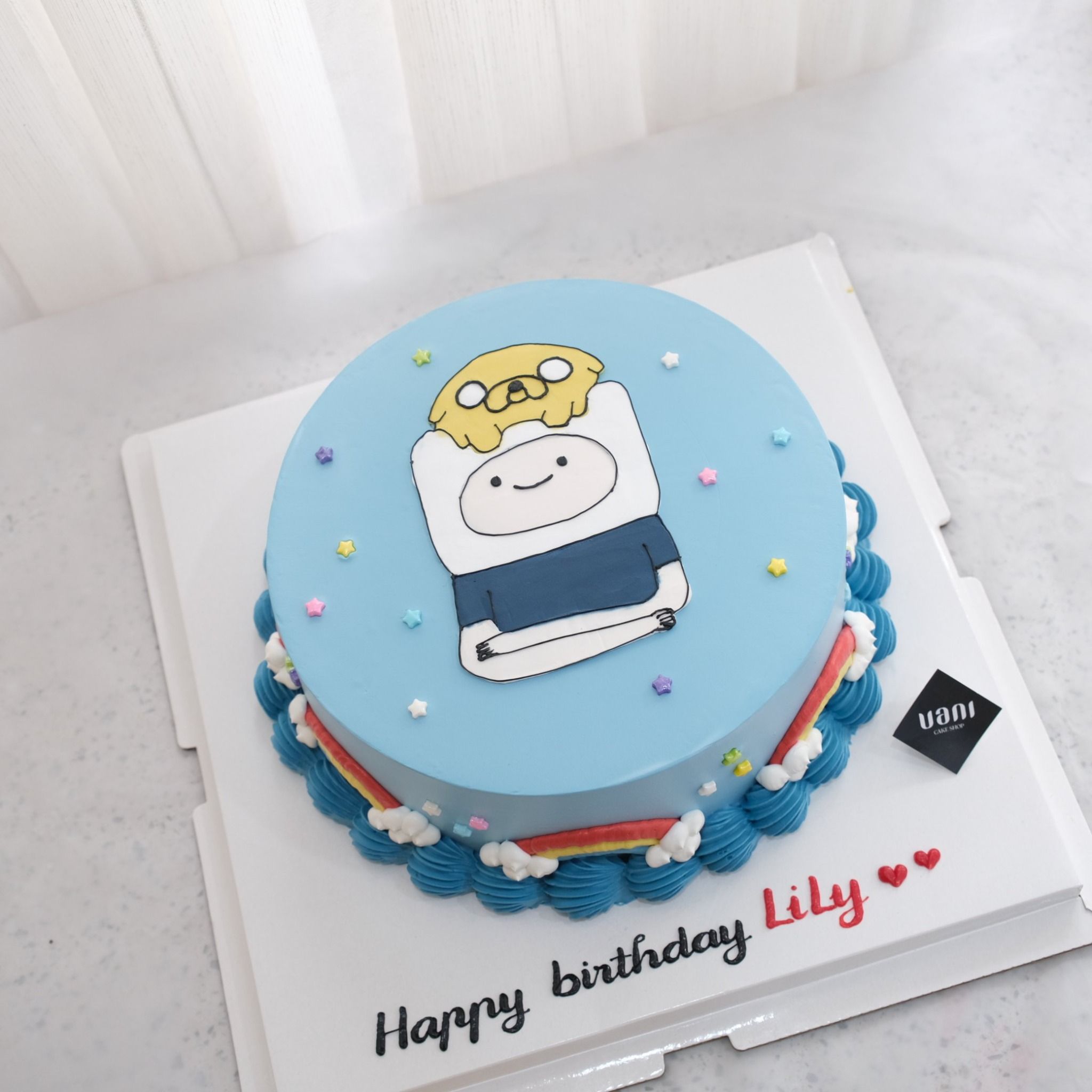 Bánh kem vẽ phim adventure time