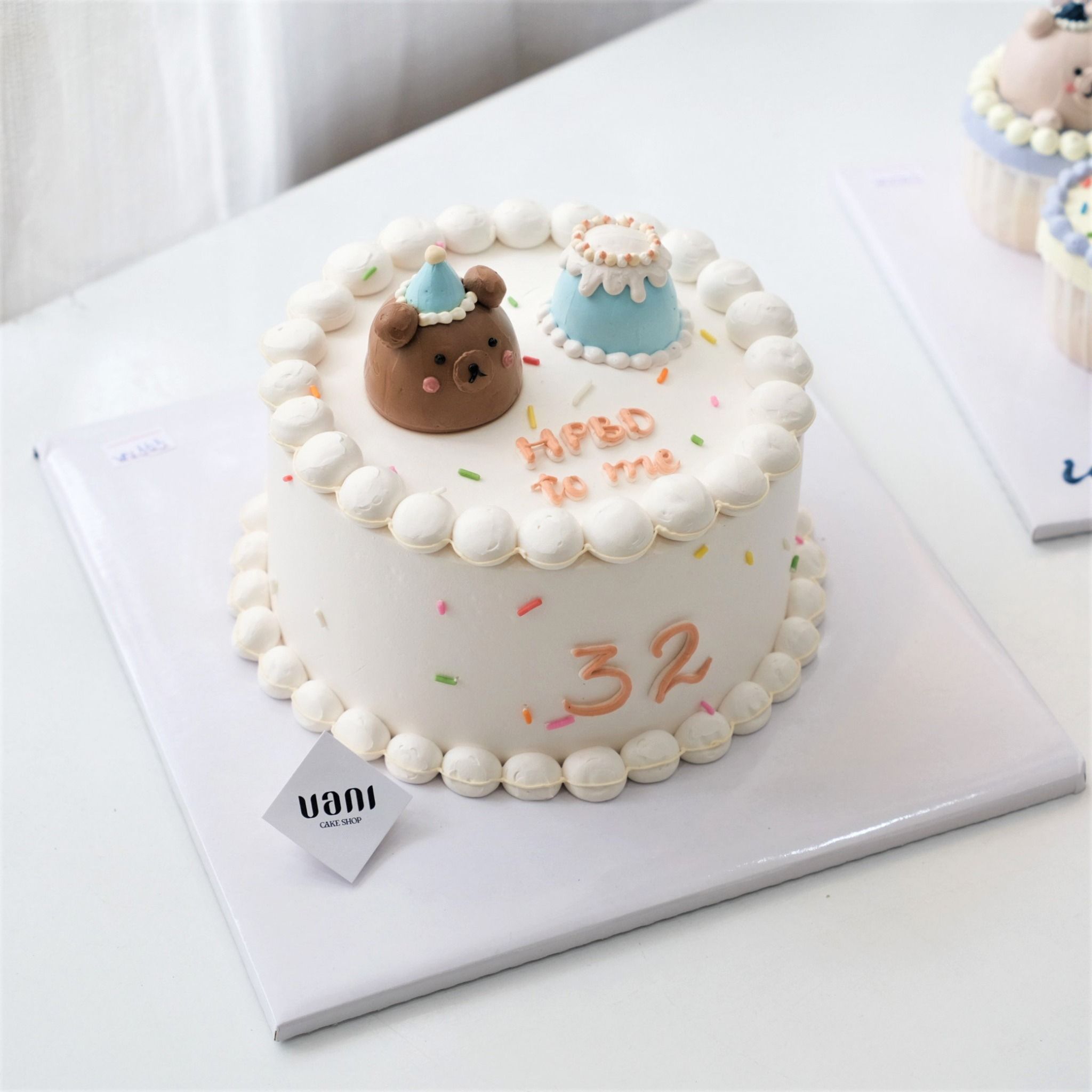 bánh kem con gấu