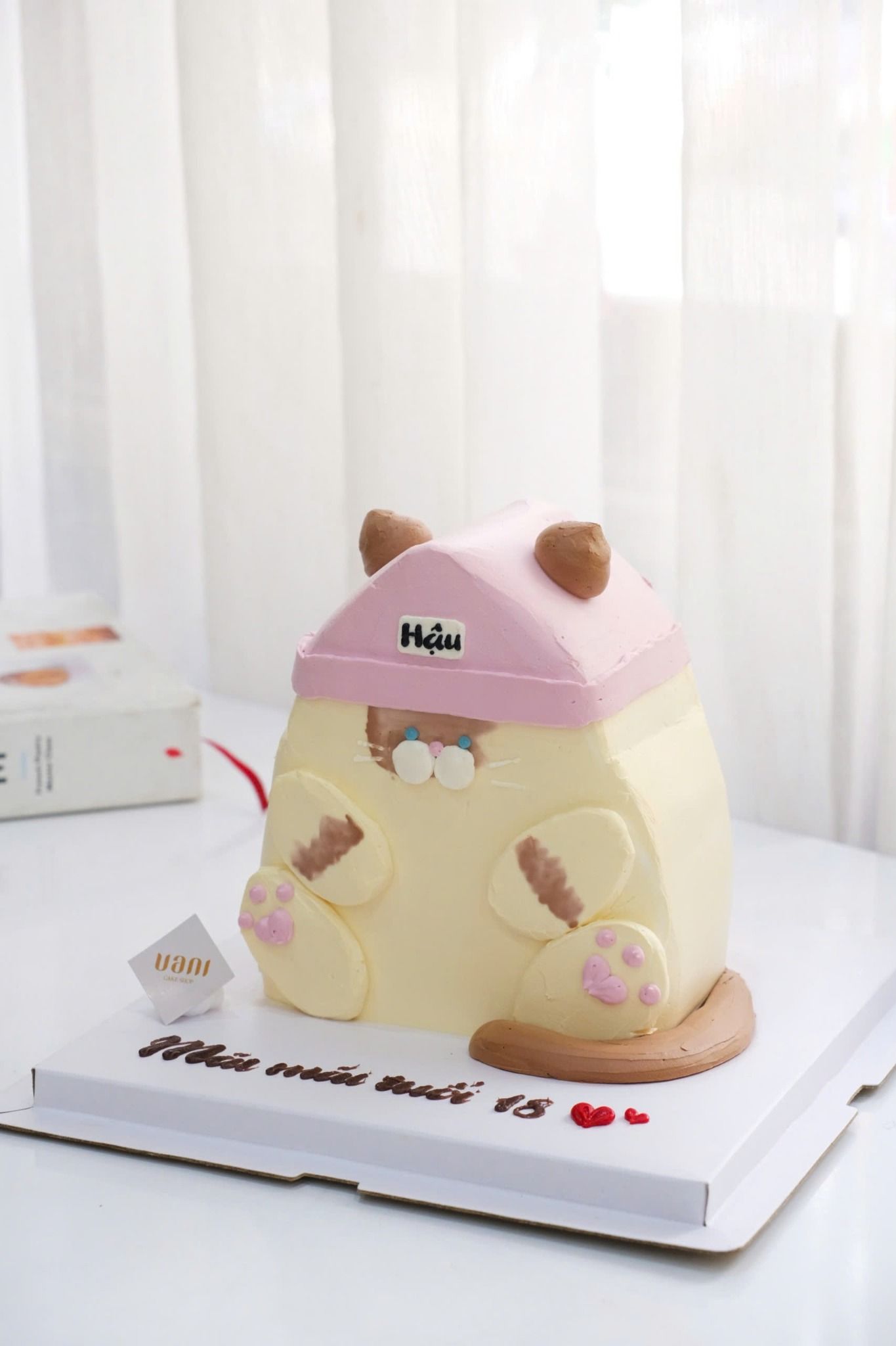 bánh kem con mèo